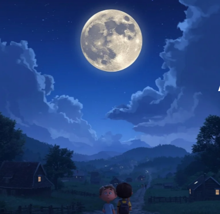 ✨ The Moon That Fell from the Sky ✨