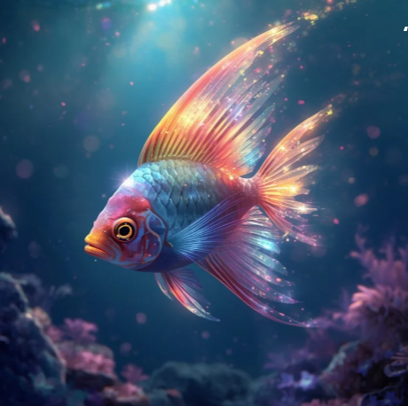 🐟✨ The Little Fish That Dreamed of Flying ☁️✨