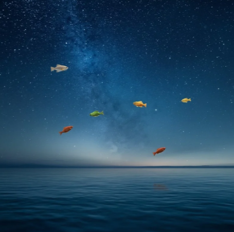 🐟✨ The Little Fish That Dreamed of Flying ☁️✨